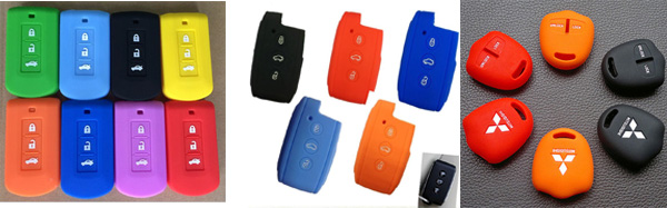 Mitsubishi Key Fob Cover -Colorful silicone key cover for Mitsubishi car key here.