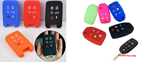 Volvo Key Fob Cover -Colorful silicone key cover for Volvo car key here.
