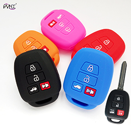 4-FIT-para-2014-2015-TOYOTA-COROLLA-CAMRY-2012-2013-SILICONE-remoto-chave-titular-FOB-caso