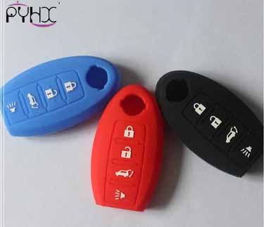 Nissan Teana silicone car key cover,  Various colors car key case silicone protector