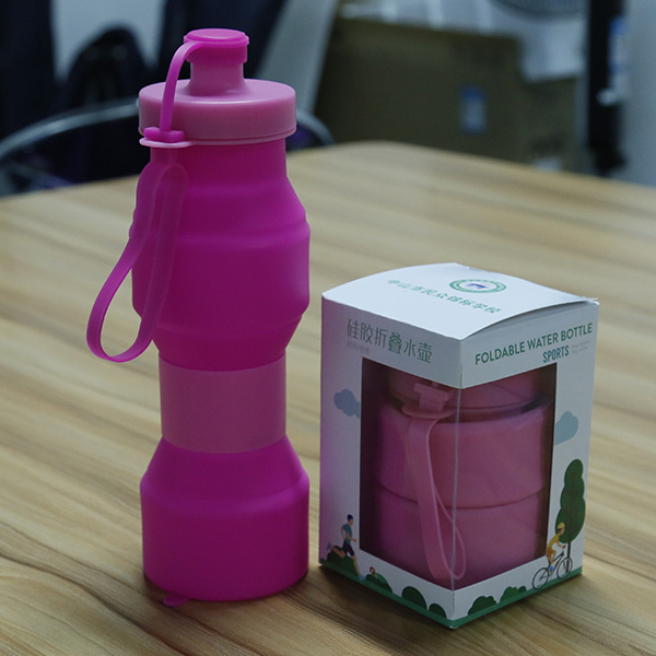 Portable foldable sports bottle for Gym,BPA free.