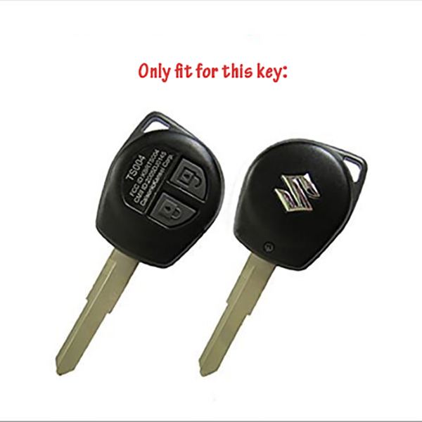 NEW Silicone Car Key Cover For Suzuki SX4 Swift Liana Grand Vitara Jimny Alto car key/ remote 2 button.
