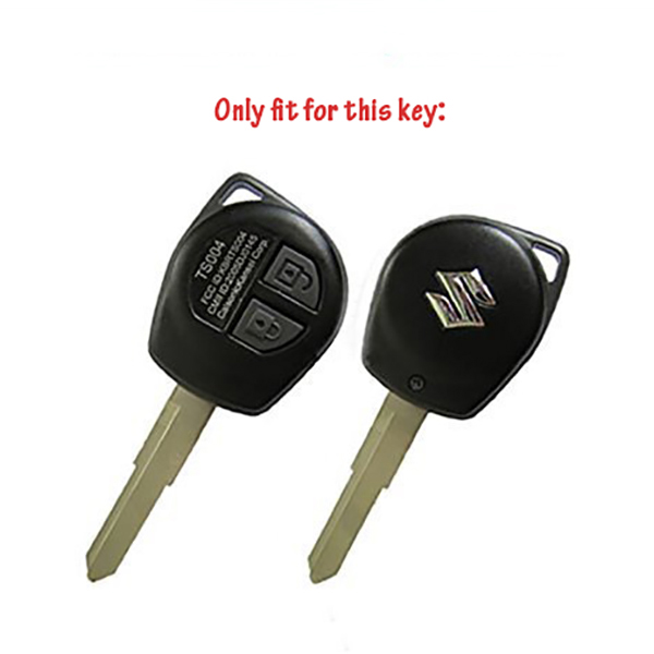 High quality Silicone Key Fob Cover For Suzuki SX4 Swift Liana Grand Vitara Jimny Alto(2 Buttons).