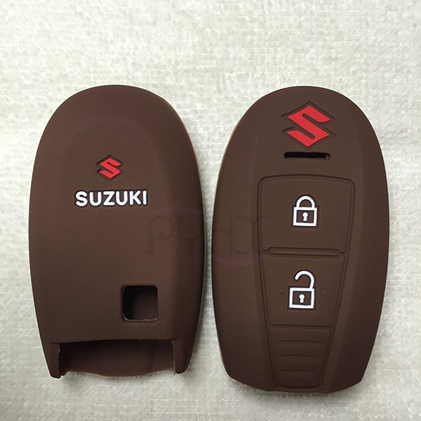 High Quality 2017 Car Key Silicone Cover For Suzuki Swift Kizashi SX4 S-Cross Maruti Ciaz Baleno(2 buttons and 3 buttons).