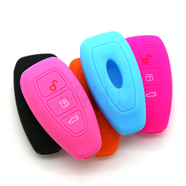 High quality silicone keyless fob protector cover for FORD FOCUS MONDEO FIESTA KUGA(3 button).