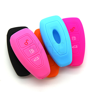 High quality silicone keyless fob protector cover for FORD FOCUS MONDEO FIESTA KUGA(3 button).