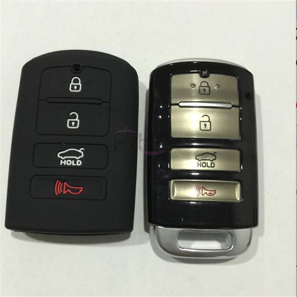 2017 New silicone car key cover case for KIA Cadenza(4button).