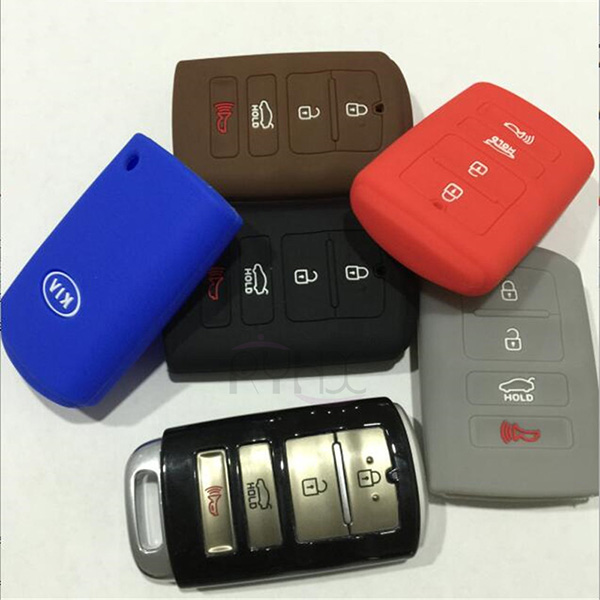 New 2017 silicone car key cover for KIA K7 4 button