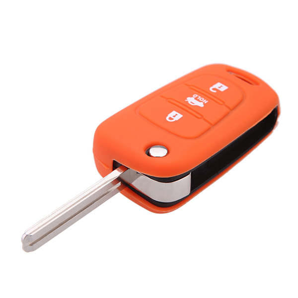 3 button ​car key silicone cover for KIA Rio K2 K5 Sorento Soul Sportage Shuma flip key.