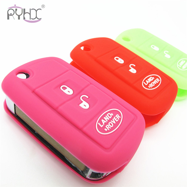 High quality Land Rover 2button silicone Key fob Covers