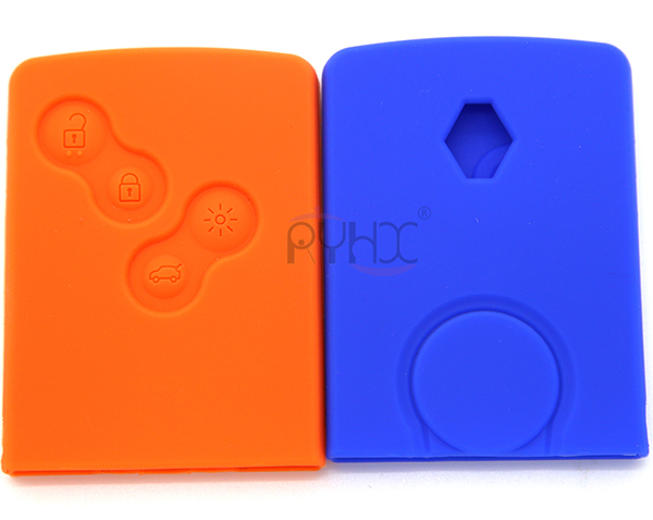 New Silicone key fob remote cover protector case for 4 button Renault Laguna Megane Koleos.