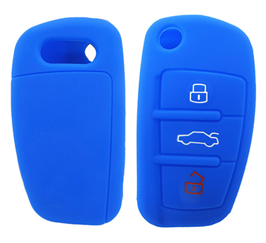 Audi B7 silicone key shell(debossed)