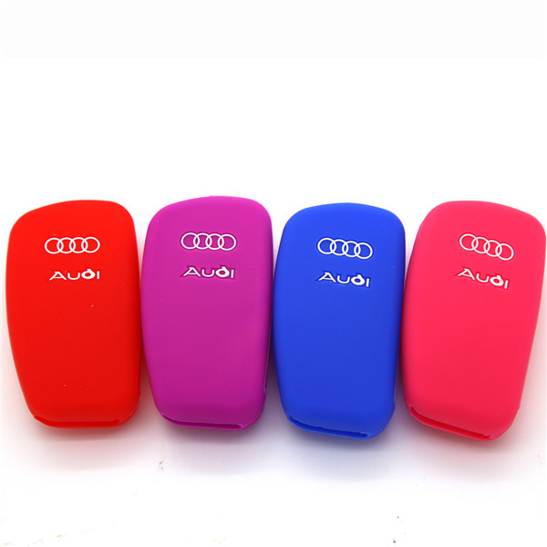 Silicone auto key cover for Audi A3