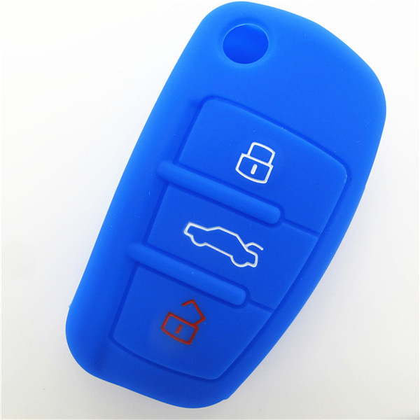 Silicone car key pouch for Audi A4