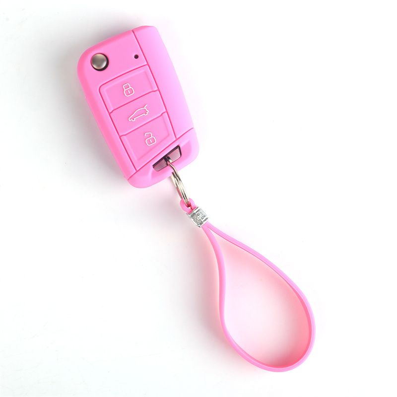 Wholesale New Design VW Golf 7 Silicone Key Cover with 3 Buttons and Multiple Colors Optional