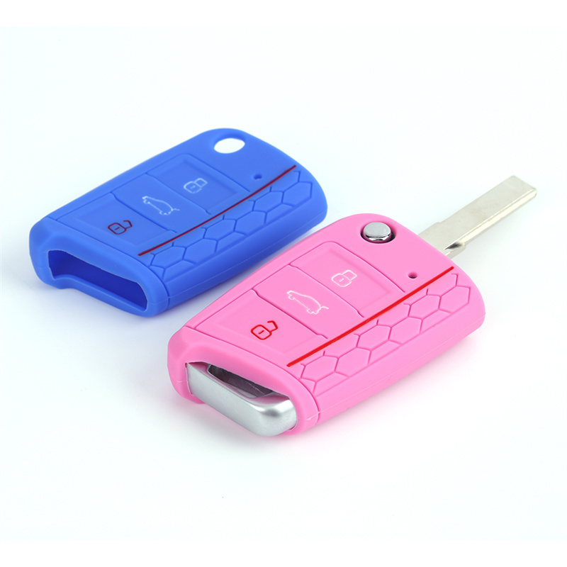vw golf 7 silicone car key cover (12)