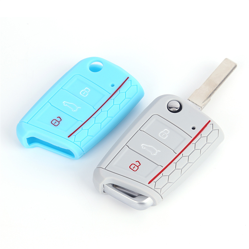 vw golf 7 silicone car key cover (5)